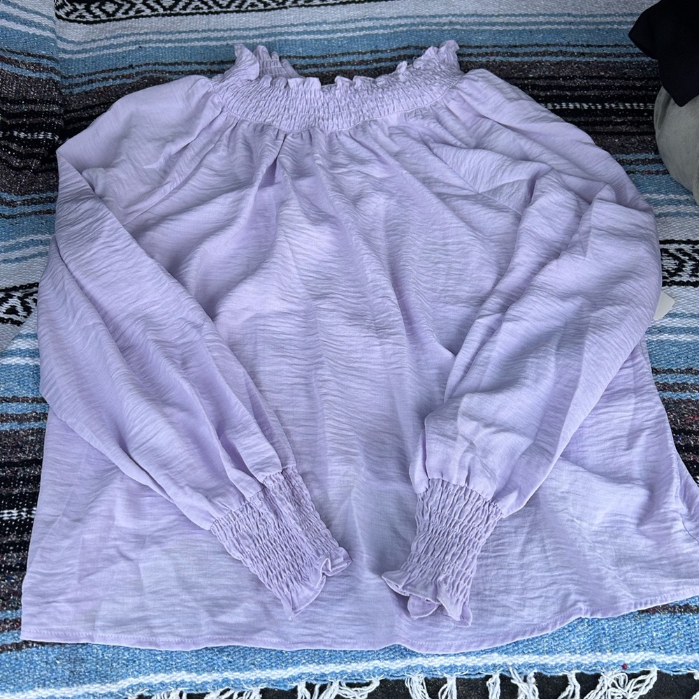 Nine West Purple Blouse